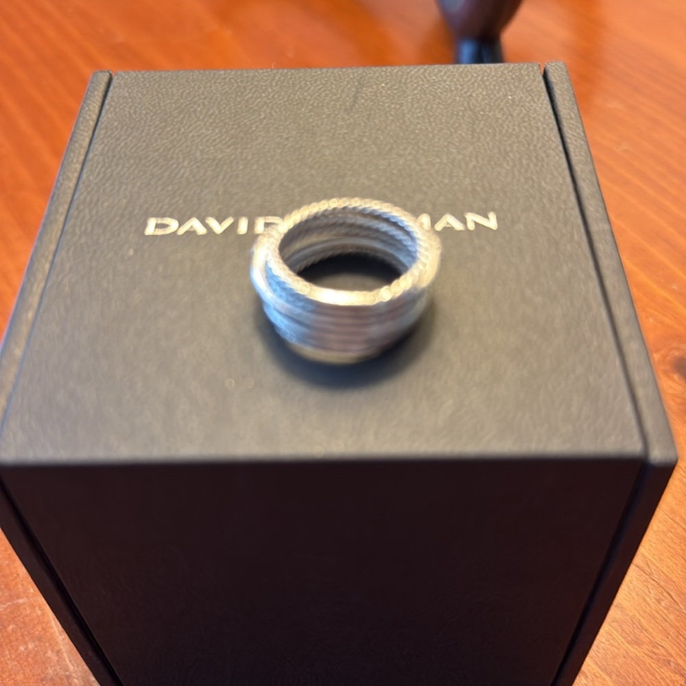 David Yurman Silver Women's Ring - Picture 6 of 10